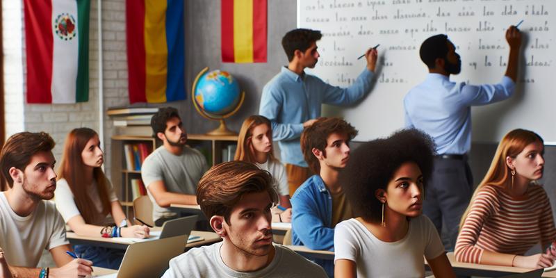Les Cours d'Espagnol en Licence LEA Les Cours d'Espagnol en Licence LEA