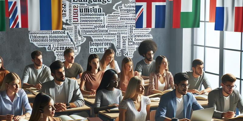 Les Langues Vivantes en Licence LEA : Évaluation et Choix Les Langues Vivantes en Licence LEA : Évaluation et Choix